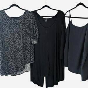 Torrid Women's Black and Grey Shirt